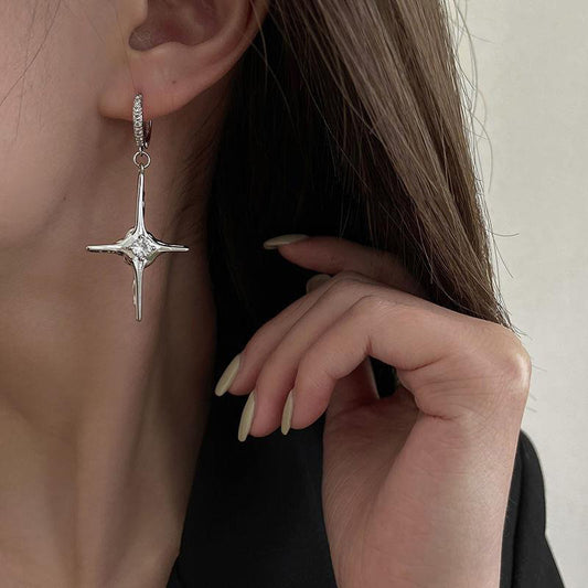 Light Luxury Niche Long Earrings Earrings Simple Temperament Earrings