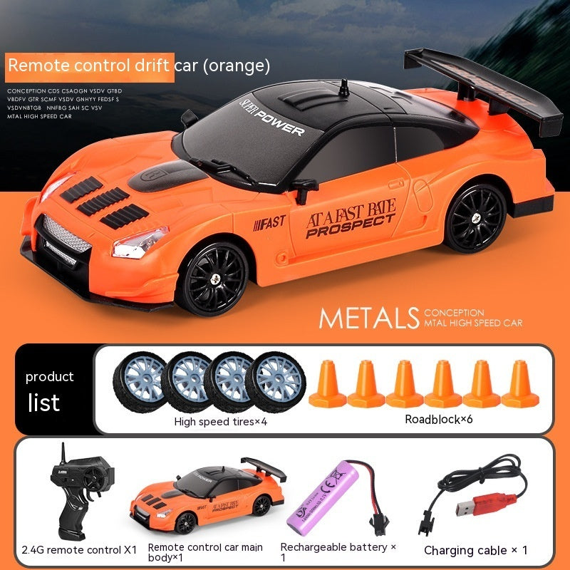 Remote Control Car Four-wheel Drive Drift Racing Car With Light Spray Boy Toy Remote Control Toy Car