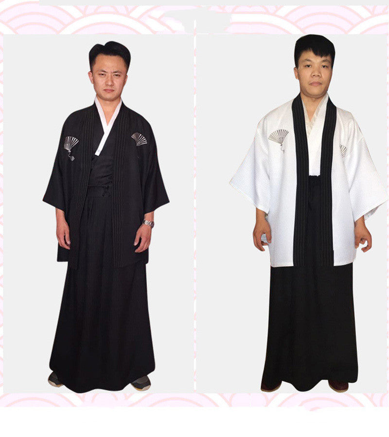 Kimono Men's Cooking Clothes Traditional Costumes