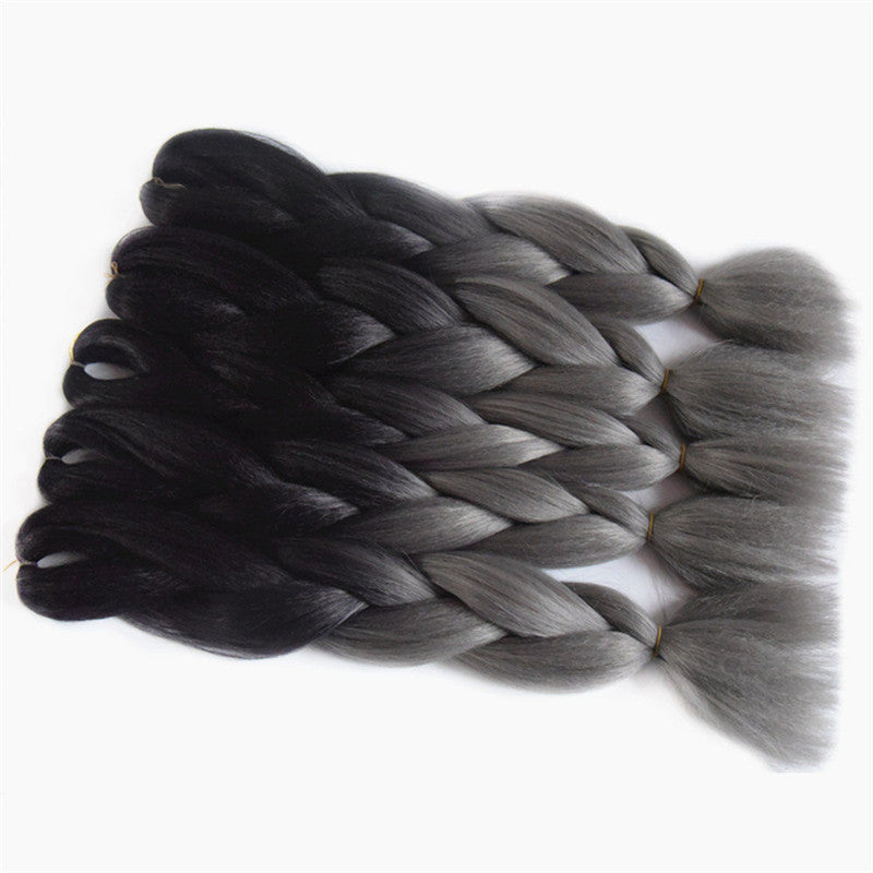 Farverig Bradient African Dirty Braid