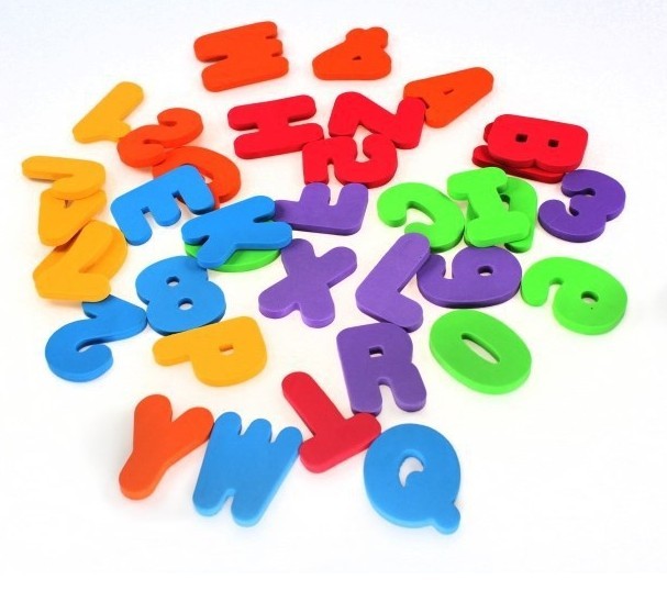 36PCS Letters Numbers Kids Baby Toy Early Educational Toy Tool Bath Toy