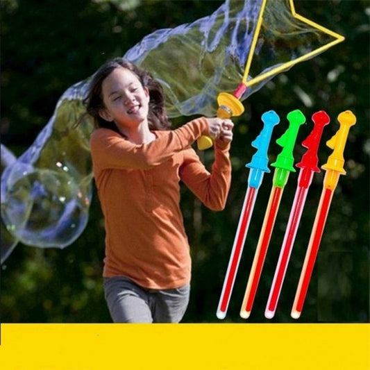 Big Size 46cm Outdoor Toys Long Bubble Machine Gun Bar Sticks Without Water Western Sword Shape For Kids Soap Bubble Toy