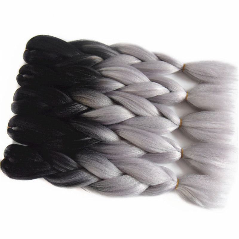 Farverig Bradient African Dirty Braid