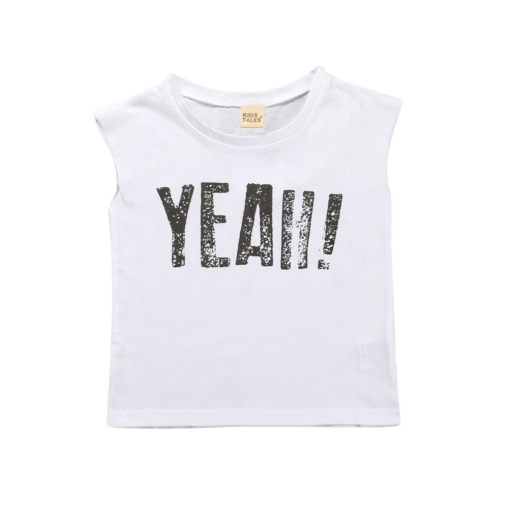 Children's sleeveless t-shirt