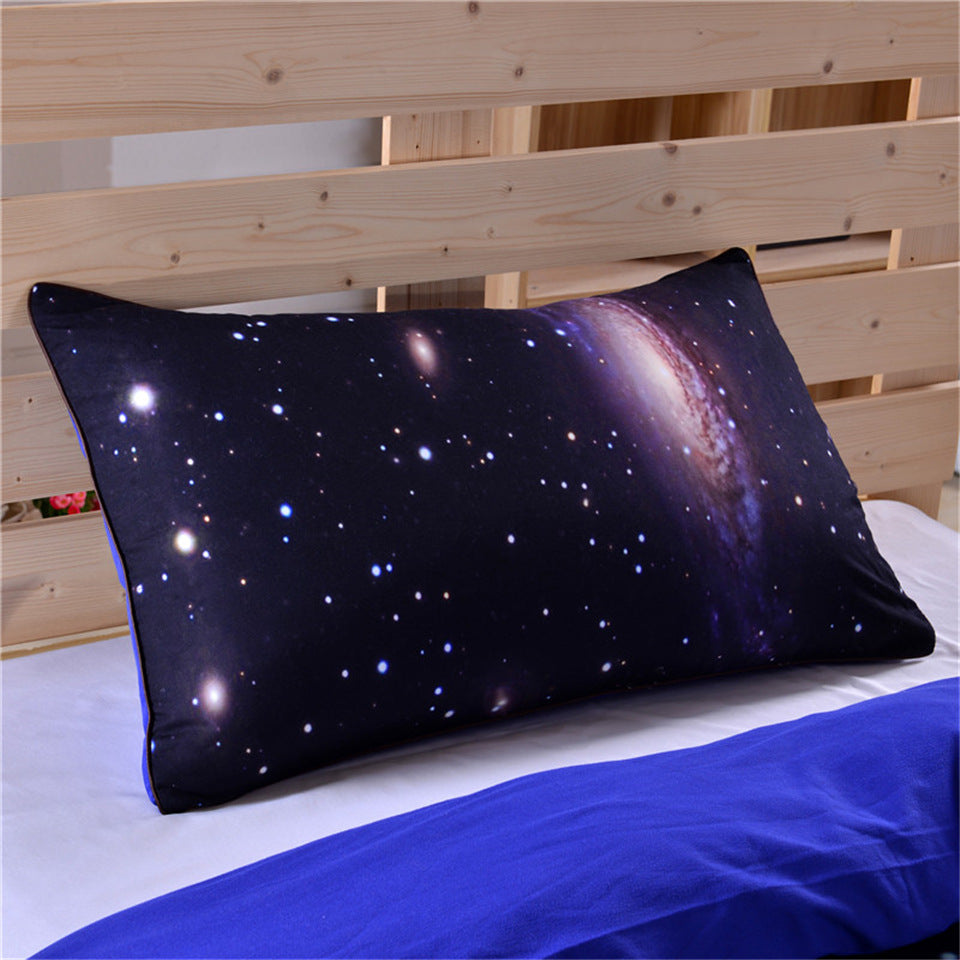 Starry sky 3d printed quilt cover bedding
