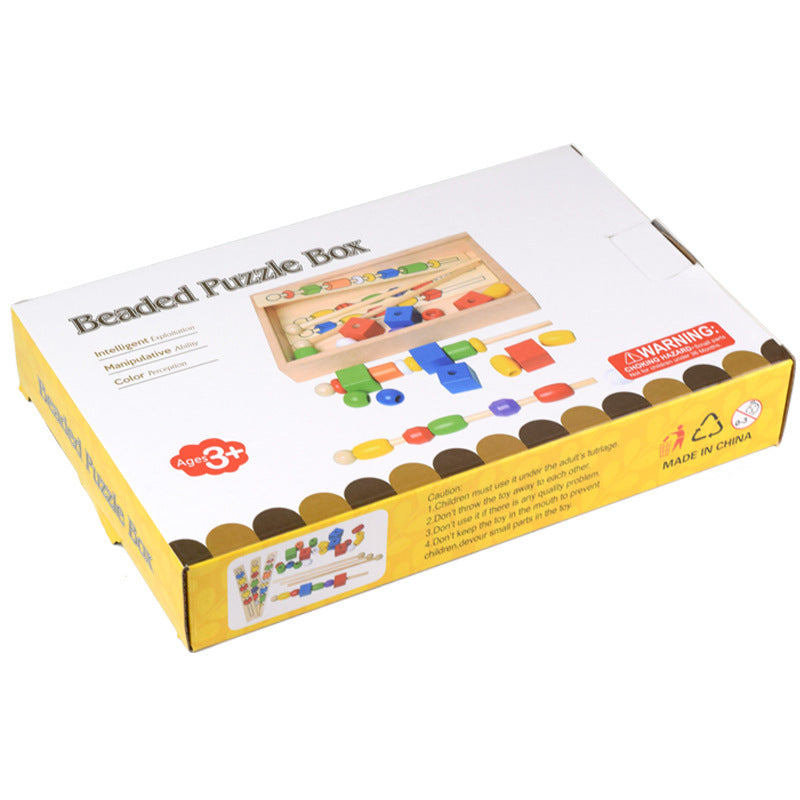 Children's educational beaded box educational toys