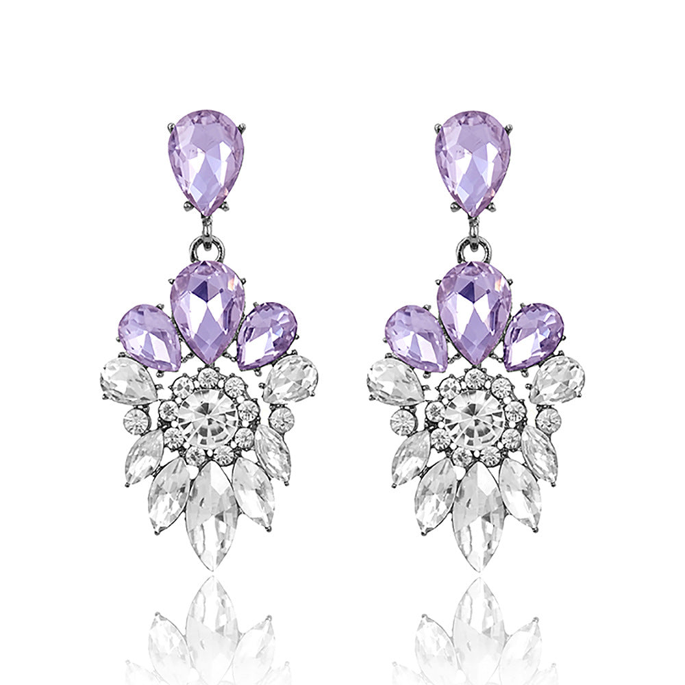 Fashion Japanese And Korean Crystal Earrings Earrings Party Banquet Earrings