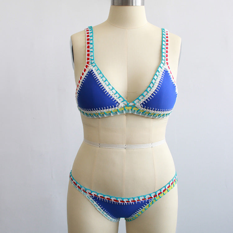 Hand-woven beach Bikini