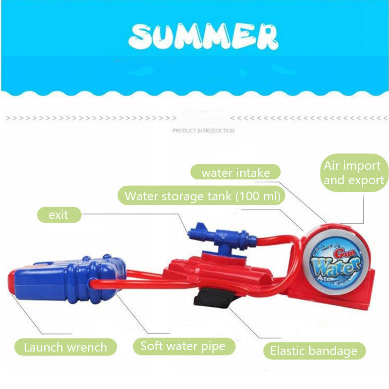 Creative Wrist-style Water Toys Summer Children's Play Water Toys Beach Parent-child Interaction Mini Hand-held Water Gun