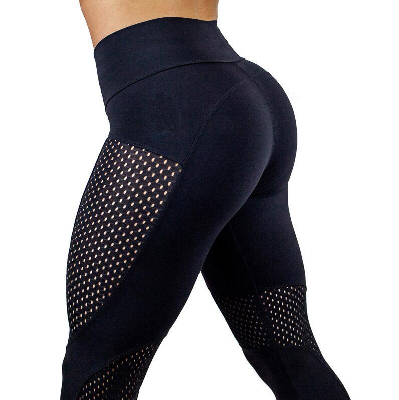 New Quick Dry Mesh leggings Leggings sexy Push Up Sports Pants