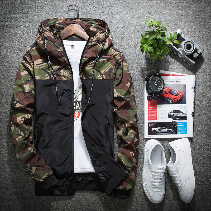 Men's  Camouflage Lightweight Hoodies