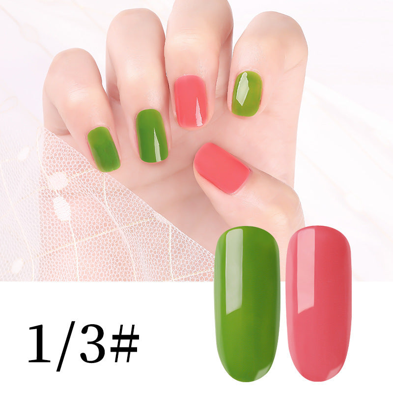 37 Colors Of Non Peelable Quick-drying Nail Polish Long Lasting Non Fading Waterproof And Non Baking