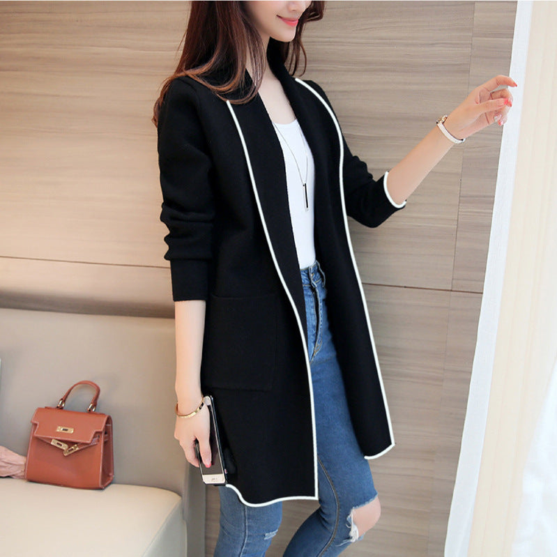 Long Sleeve Cardigan in Sweatshirt