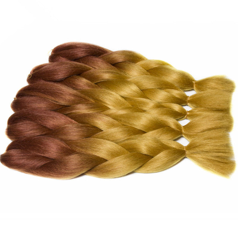 Farverig Bradient African Dirty Braid