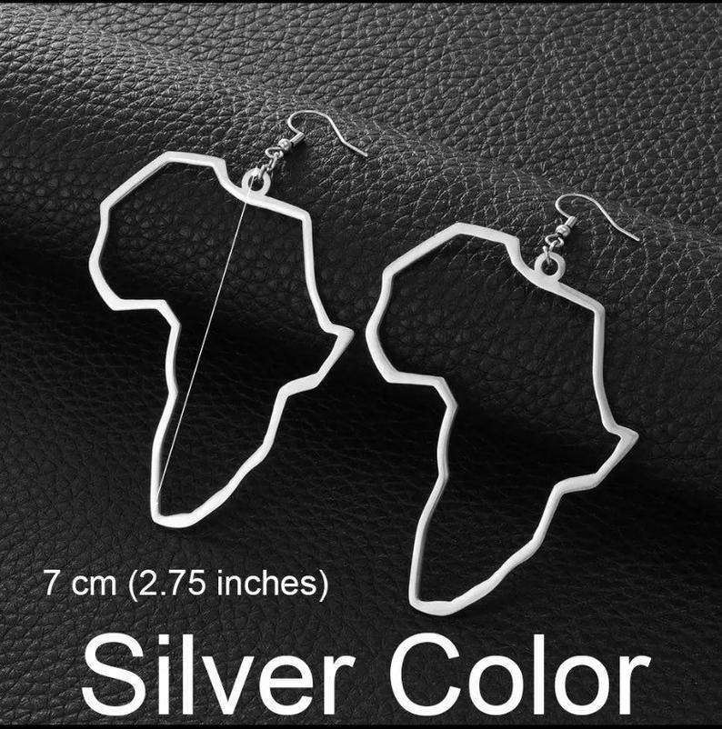 Fashion Africa Map Earrings Earrings