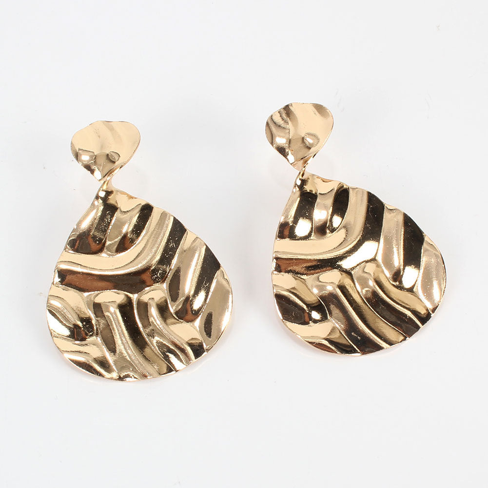 Alloy Geometric Earrings Personalized Golden Earrings