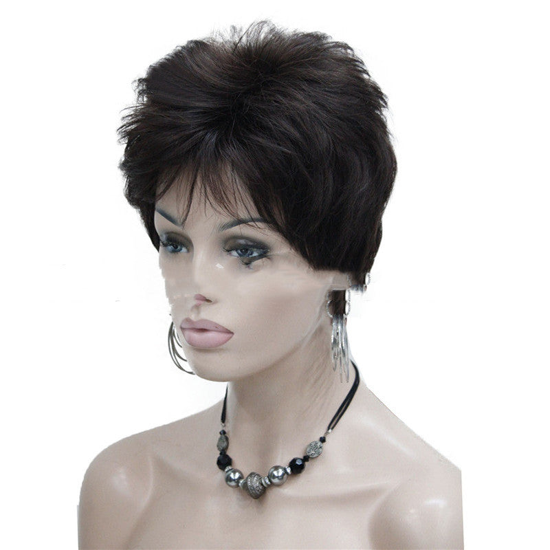 Fashion Short Fluffy Black And Brown Synthetic Fiber Headgear