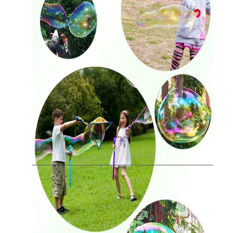 Big Size 46cm Outdoor Toys Long Bubble Machine Gun Bar Sticks Without Water Western Sword Shape For Kids Soap Bubble Toy