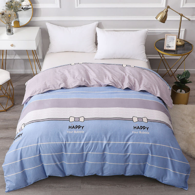 Student Dormitory Skin-friendly Brushed Individual Quilt Cover