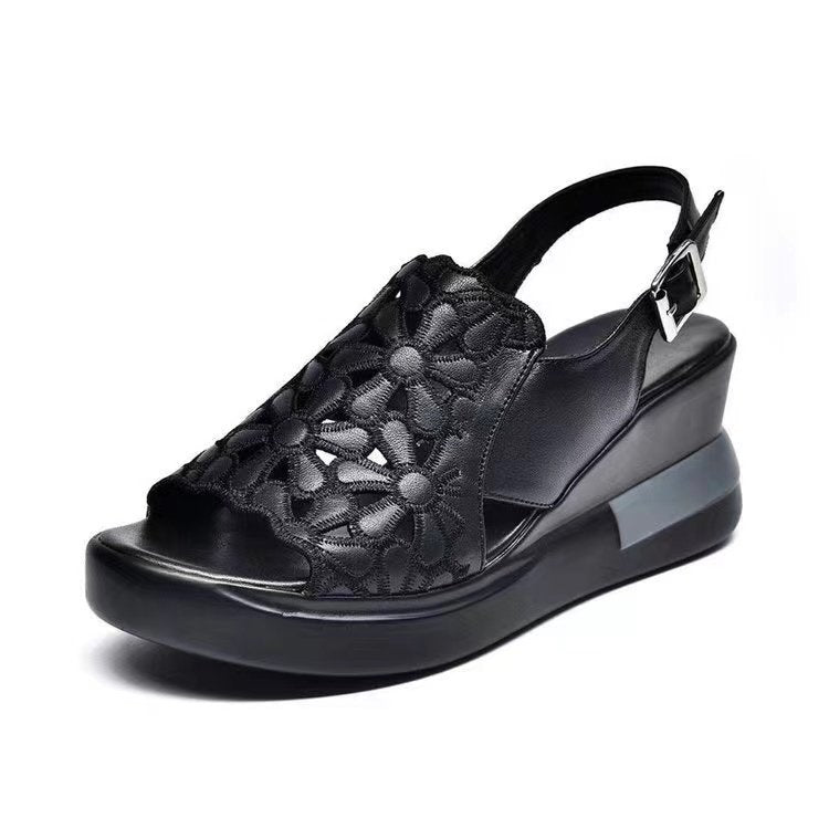 Straight Buckle Roman Sandals For Women's Casual Sports