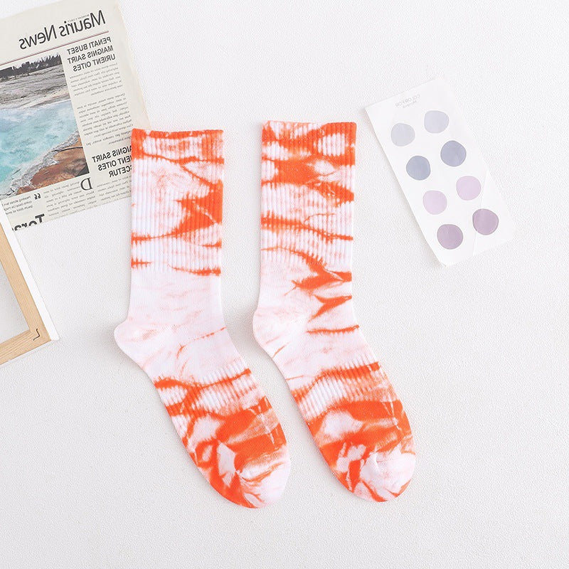 Trendy Tie Dye Socks For Men And Women