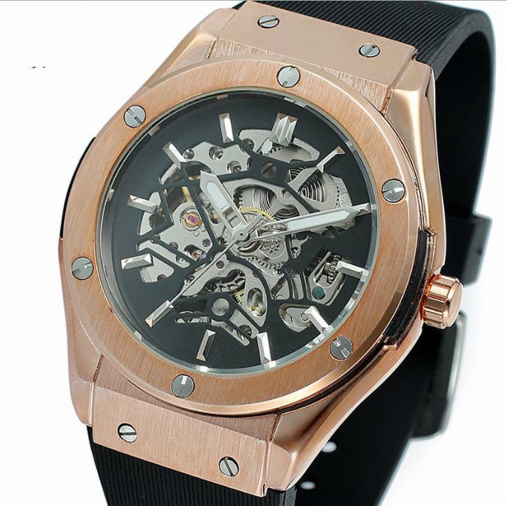 Hollow mechanical watch men's watch