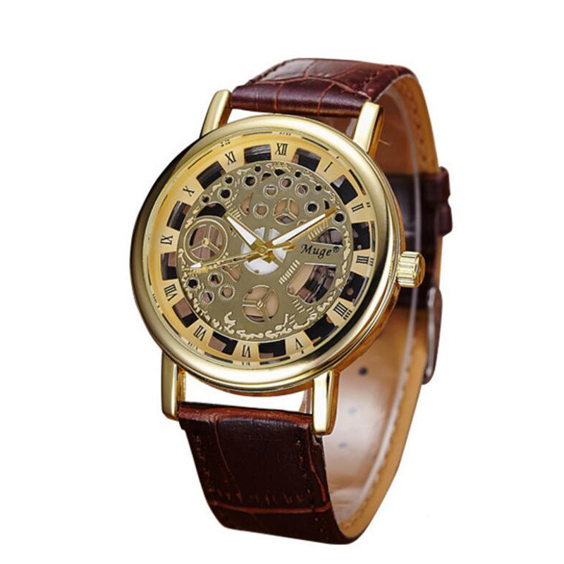 Hollow waterproof creative female watch