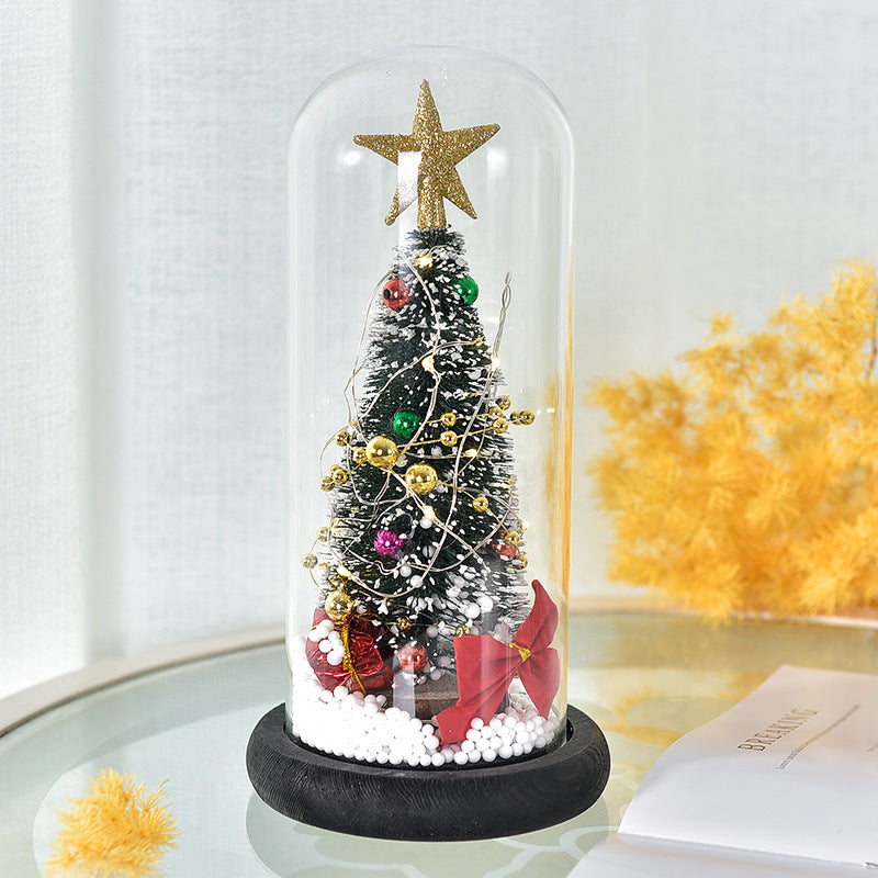 Christmas decoration glass cover decoration