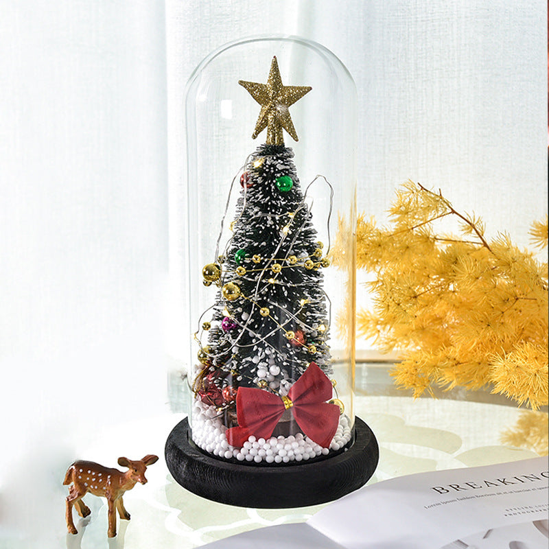 Christmas decoration glass cover decoration