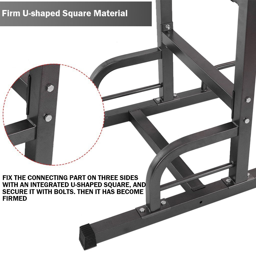 Power Tower Workout Dip Station til hjemmegymnastik styrketræning Fitnessudstyr 