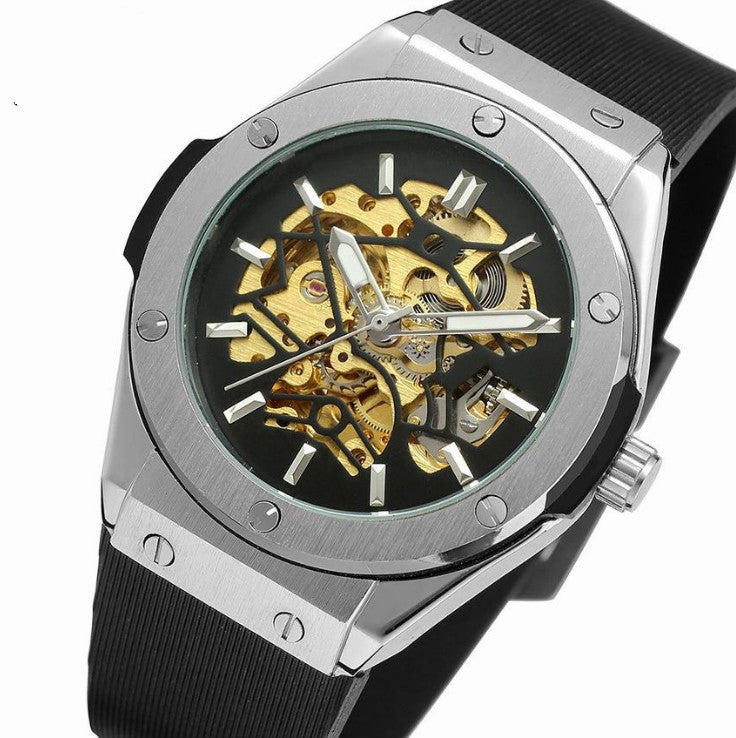 Hollow mechanical watch men's watch