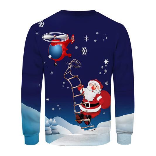 Christmas print sweatshirt