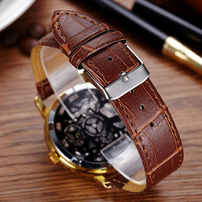 Hollow waterproof creative female watch