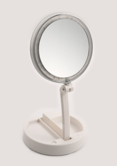 10Xpius1X mirror rechargeable LED make-up mirror lamp holder multi-function lamp touch the mirror.