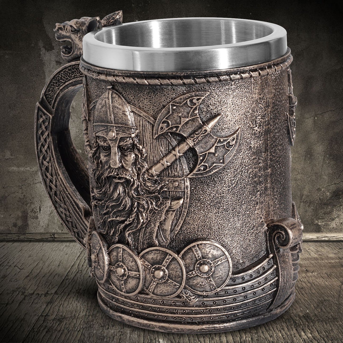 Creative Viking Pirate Beer Steins Resin Craft