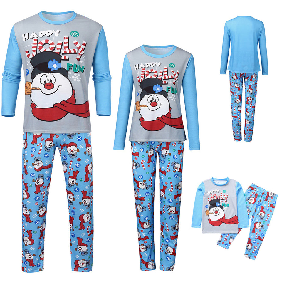 Christmas Parent-child Printed Long Sleeve Pajamas Homewear