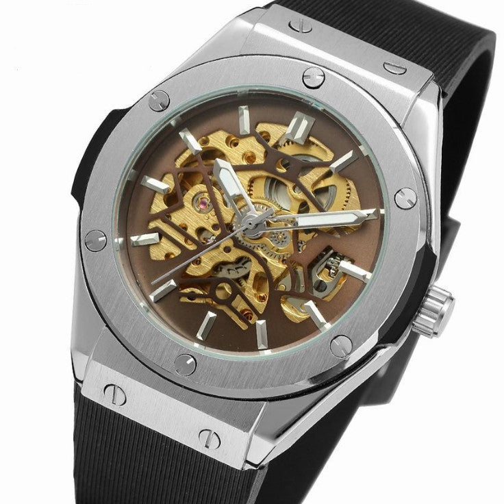 Hollow mechanical watch men's watch