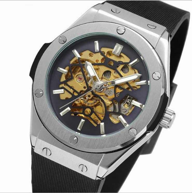 Hollow mechanical watch men's watch