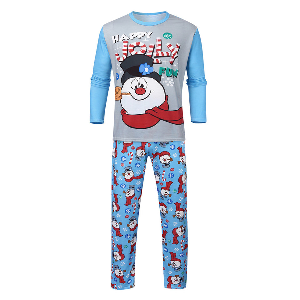 Christmas Parent-child Printed Long Sleeve Pajamas Homewear