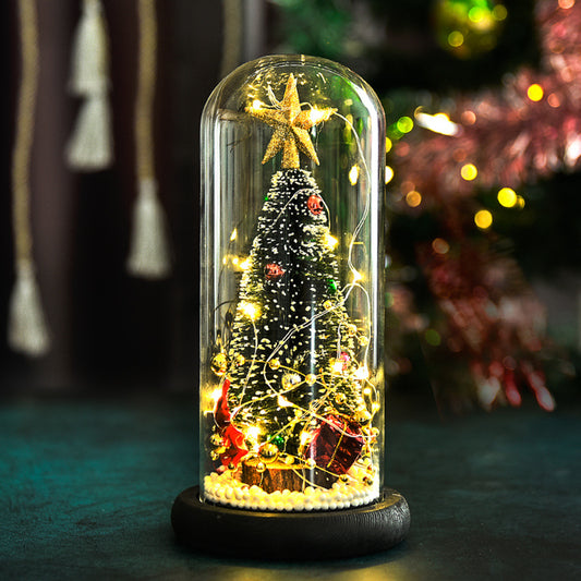 Christmas decoration glass cover decoration