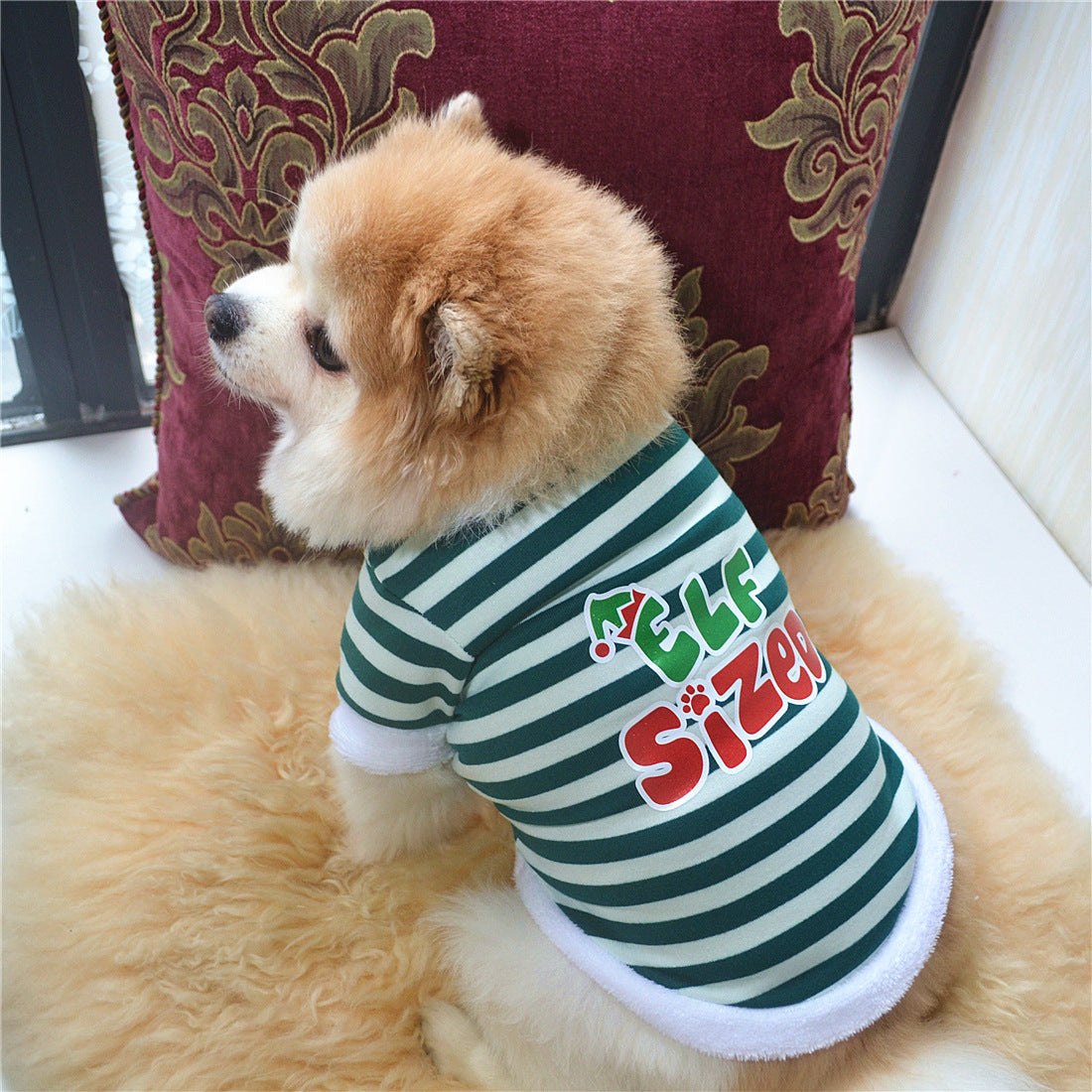 Christmas new dog clothes