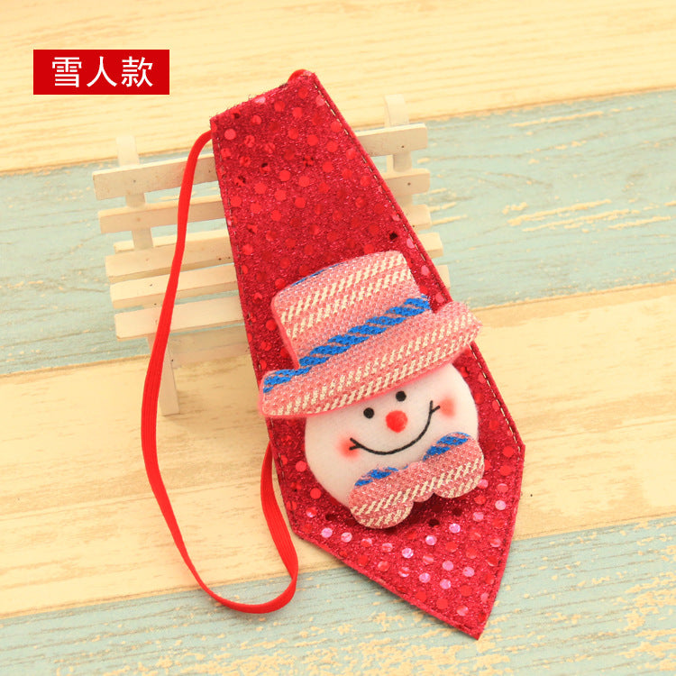 Christmas ornaments creative small gifts light necktie wholesale