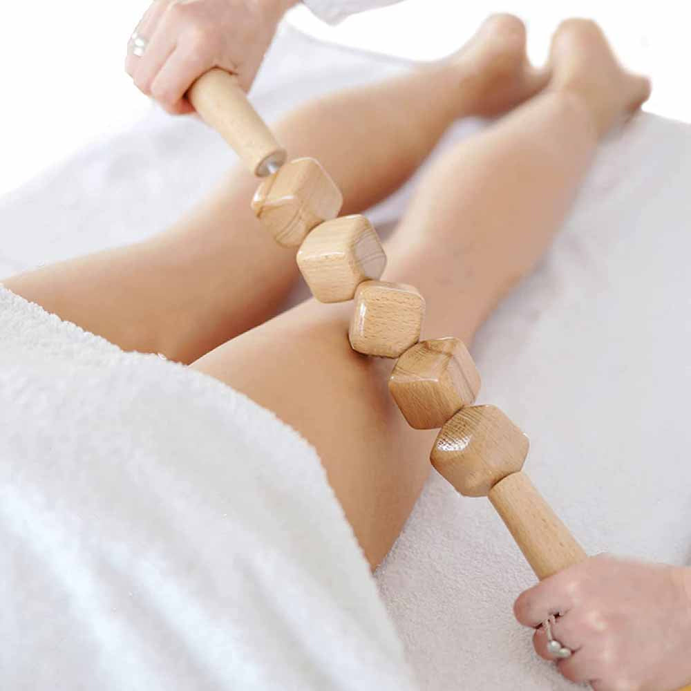 3pcs Wooden Anti-Cellulite Massage Tool Hand Roller