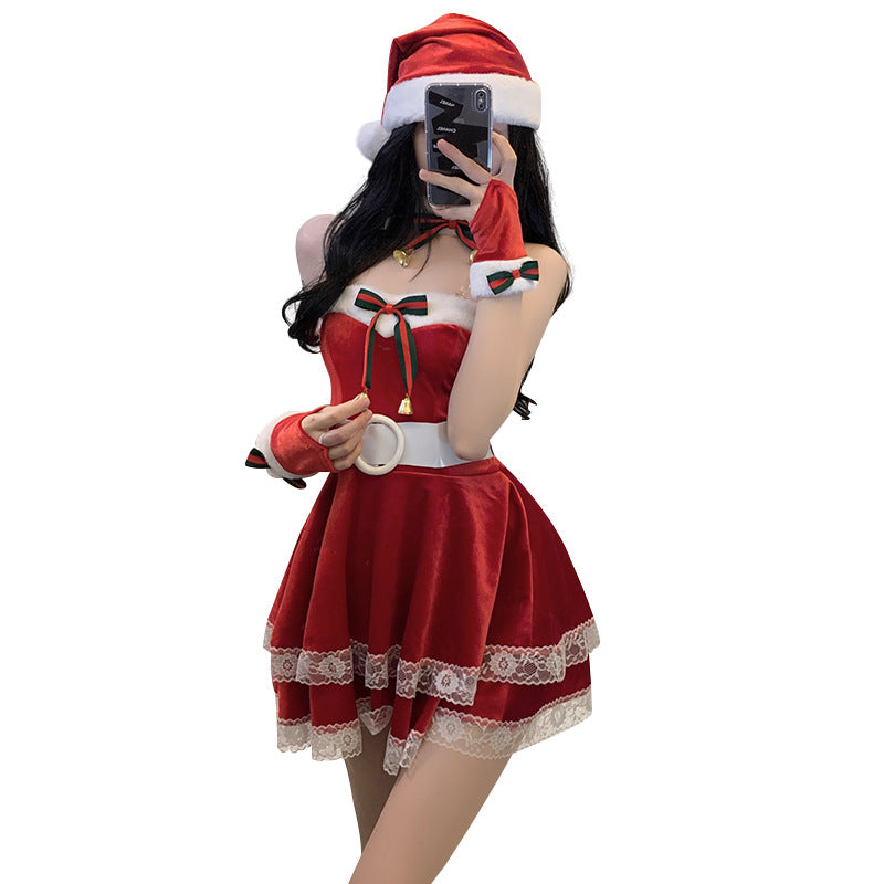 Christmas Women's Dress Stage Anchor Costume