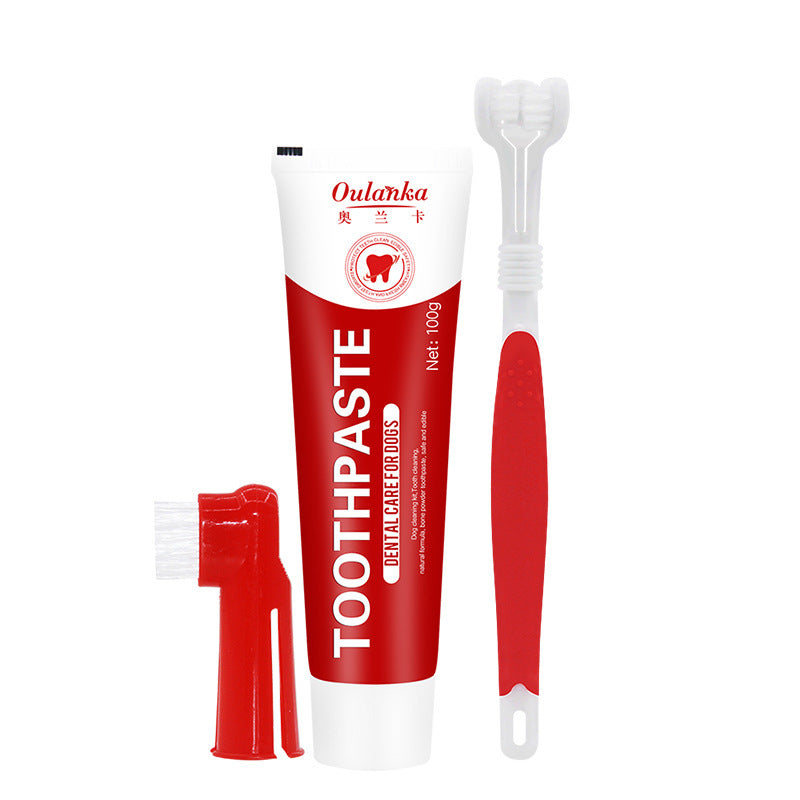 Pet toothbrush set