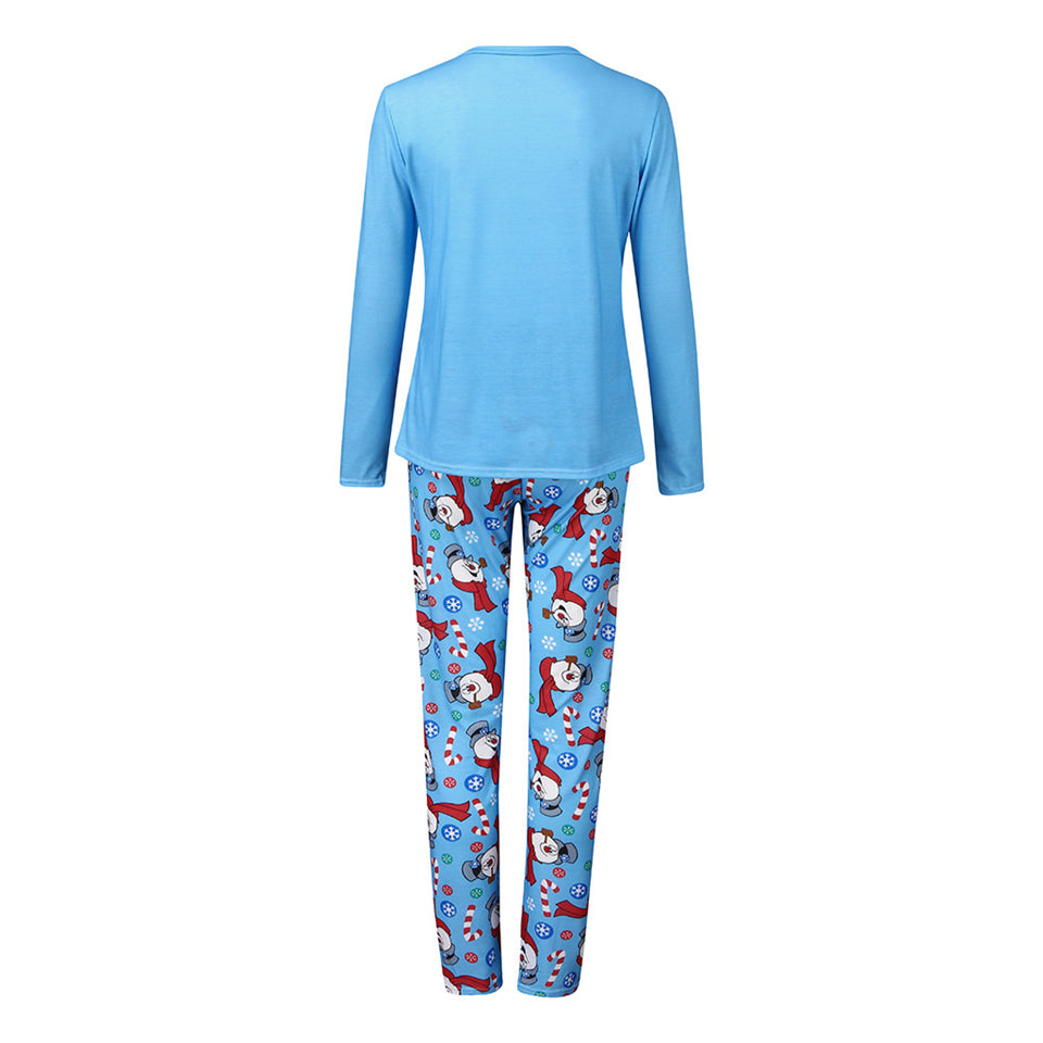 Christmas Parent-child Printed Long Sleeve Pajamas Homewear