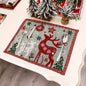 Christmas Placemat Family Table Atmosphere Decoration Supplies