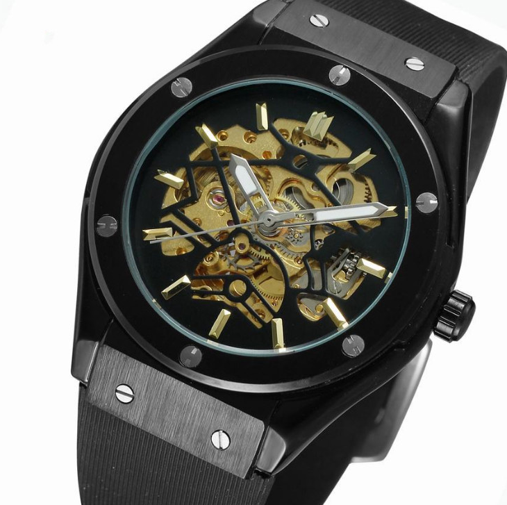 Hollow mechanical watch men's watch