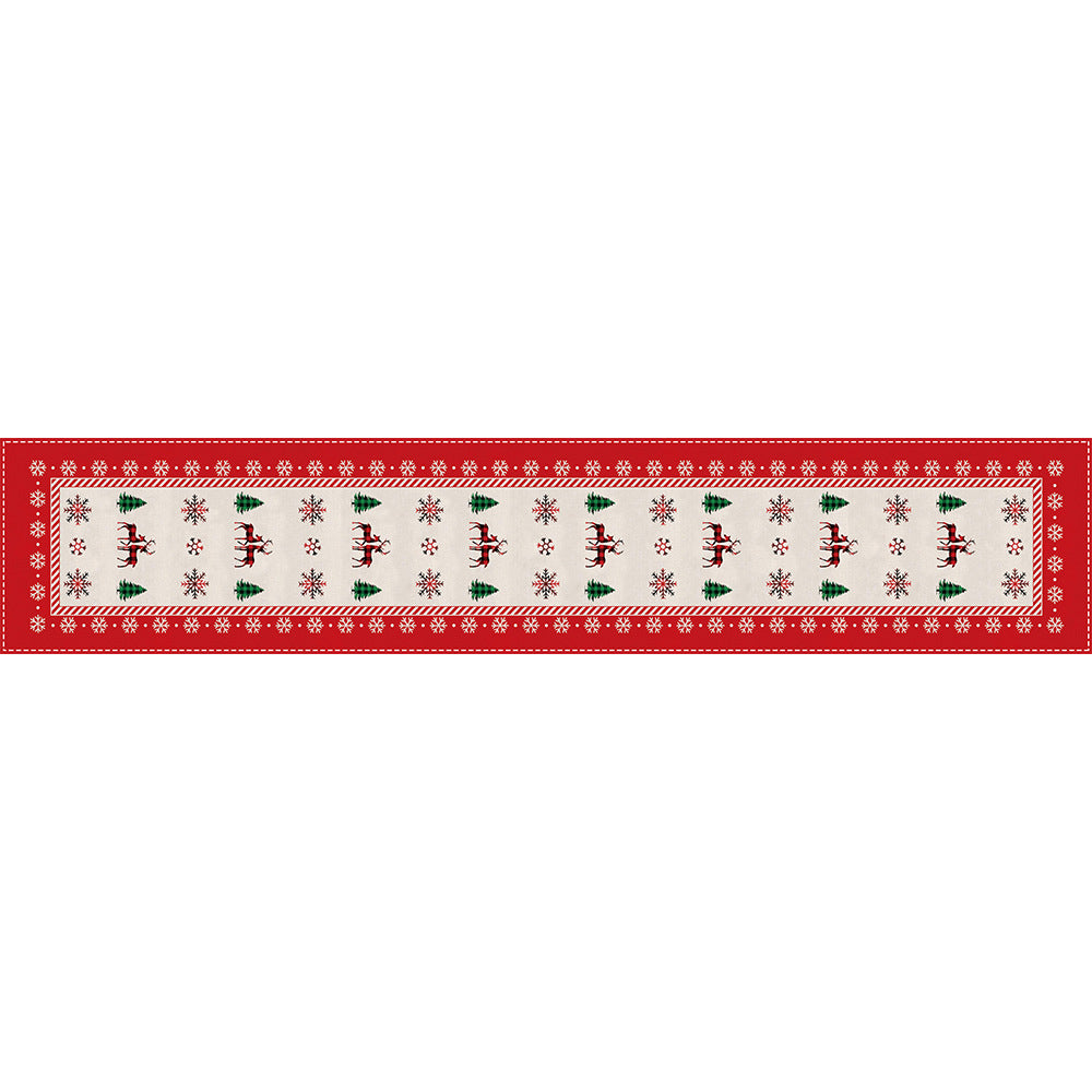 Christmas Table Runner Home Decoration Fabric