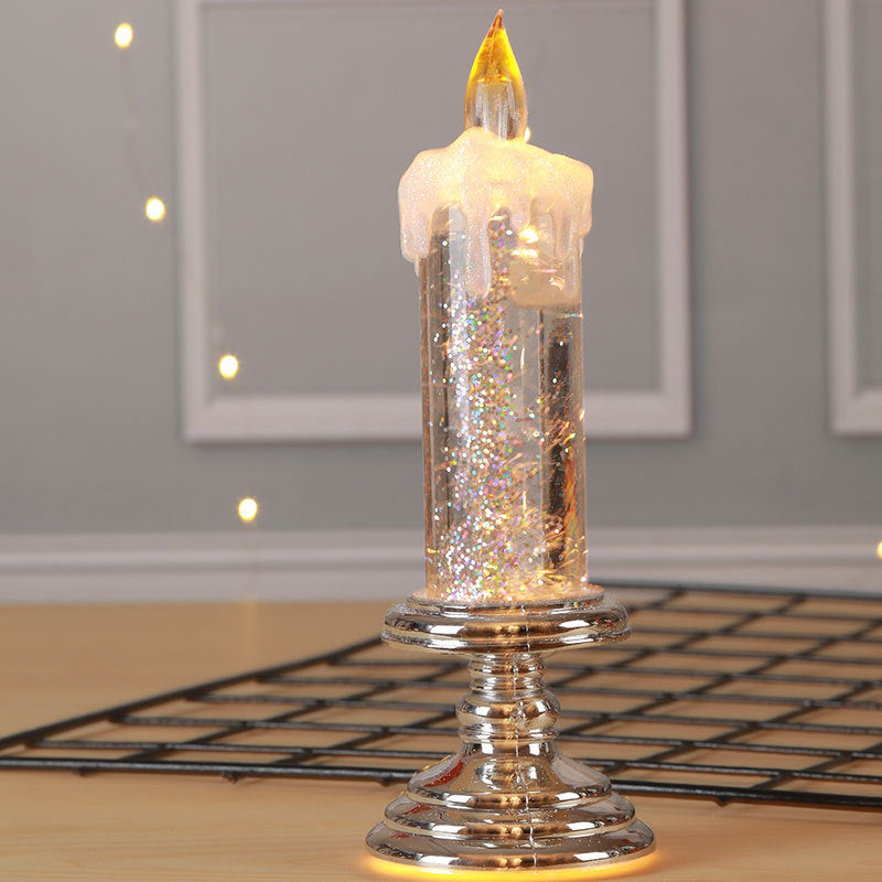 Creative New Year Christmas LED Electronic Sequin Candle Lights